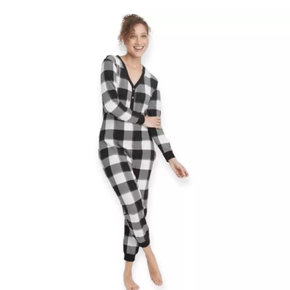 Followme new onesie buffalo print medium women’s pajamas thermal - Picture 4 of 5